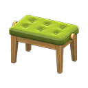 Animal Crossing Items Piano Bench Light green