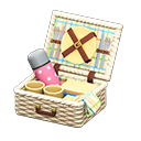 Animal Crossing Items Picnic Basket White