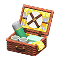 Animal Crossing Items Picnic Basket Yellow