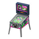 Animal Crossing Items Pinball Machine Black