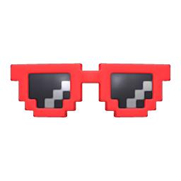 Pixel Shades Red