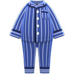 Animal Crossing Items Pj Outfit Navy blue