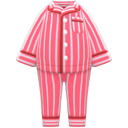 Animal Crossing Items Pj Outfit Red