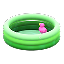 Animal Crossing Items Plastic Pool Green