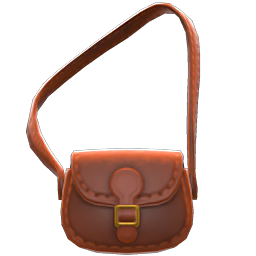 Animal Crossing Items Pleather Shoulder Bag Brown