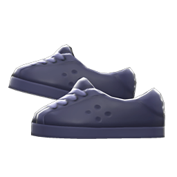 Pleather Sneakers Black