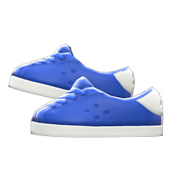 Animal Crossing Items Pleather Sneakers Blue