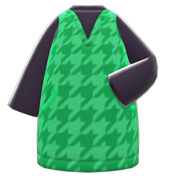 Animal Crossing Items Plover Dress Green