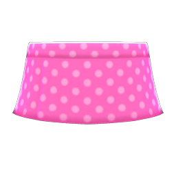 Animal Crossing Items Polka-dot Mini Skirt Pink