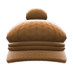 Animal Crossing Items Pom Casquette Brown