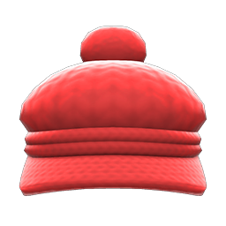 Animal Crossing Items Pom Casquette Red