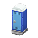 Animal Crossing Items Portable Toilet Blue