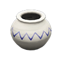 Animal Crossing Items Pot White
