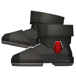 Animal Crossing Items Power Boots Black