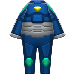 Animal Crossing Items Power Suit Blue