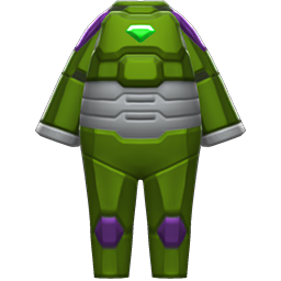 Animal Crossing Items Power Suit Green