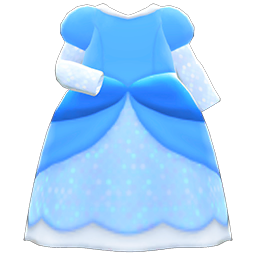 Animal Crossing Items Princess Dress Blue