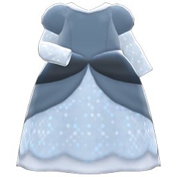 Animal Crossing Items Princess Dress Gray