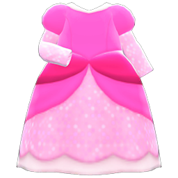 Animal Crossing Items Princess Dress Pink