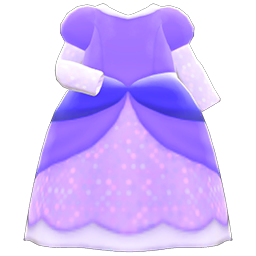 Animal Crossing Items Princess Dress Purple