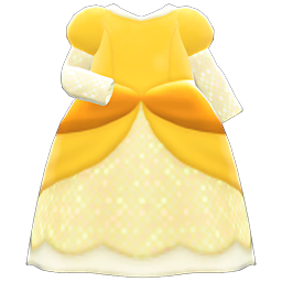 Animal Crossing Items Princess Dress Yellow