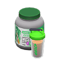 Animal Crossing Items Protein Shaker Bottle Cocoa flavored