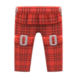 Animal Crossing Items Punk Pants Red