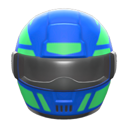 Animal Crossing Items Racing Helmet Blue