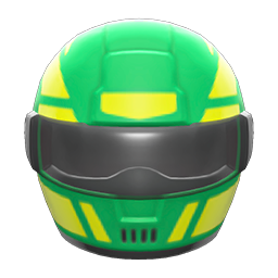 Animal Crossing Items Racing Helmet Green
