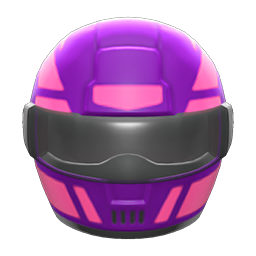 Animal Crossing Items Racing Helmet Purple