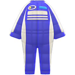 Animal Crossing Items Racing Outfit Blue
