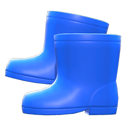Animal Crossing Items Rain Boots Blue