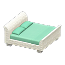 Animal Crossing Items Rattan Bed White