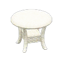 Animal Crossing Items Rattan End Table White