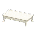 Animal Crossing Items Rattan Low Table White