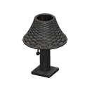 Animal Crossing Items Rattan Table Lamp Black