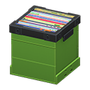 Animal Crossing Items Record Box Green