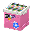 Animal Crossing Items Record Box Pink / Various