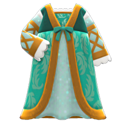 Animal Crossing Items Renaissance Dress Green