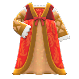 Animal Crossing Items Renaissance Dress Red
