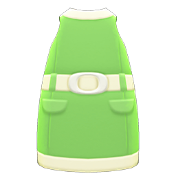 Animal Crossing Items Retro Dress Green