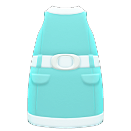 Animal Crossing Items Retro Dress Light blue