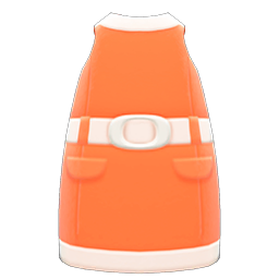 Animal Crossing Items Retro Dress Orange