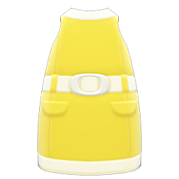 Animal Crossing Items Retro Dress Yellow