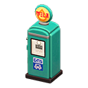 Animal Crossing Items Retro Gas Pump Green / Yellow oil