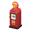 Animal Crossing Items Retro Gas Pump Red / Yellow oil