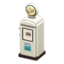 Animal Crossing Items Retro Gas Pump White / Black retro