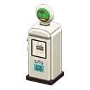 Animal Crossing Items Retro Gas Pump White / Green with animal