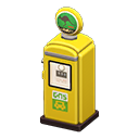 Animal Crossing Items Retro Gas Pump Yellow / Green with animal