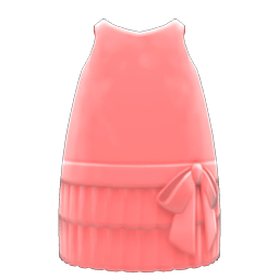 Retro Sleeveless Dress Pink